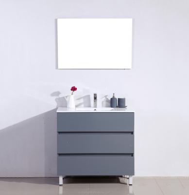 China Modern FLOOR POSITION BATHROOM CABINET WITH DRAWERS for sale