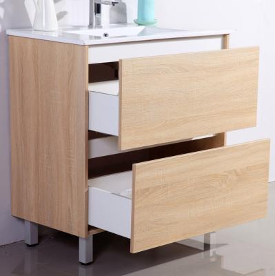 China Modern fashion bathroom vanity with two drawers for sale