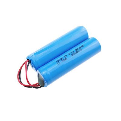 China 2021 Hot Sale 18650 2P 13.32WH Lithium Ion Battery Pack 18650 2P 13.32WH Li Ion Battery 3.7v 3600mah 3600mAh Long Life Safety Environmental for sale