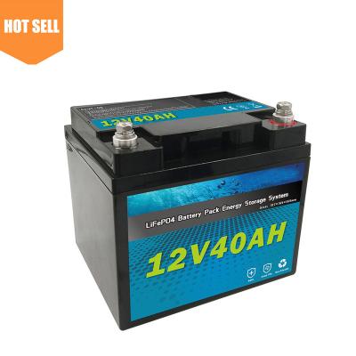 China Safety environmental long life cheap price and high quality 12v 40Ah 100ah 200ah portable solar generator lithium battery for solar systems for sale