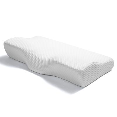 China Anti-Apnea Home/Hotel Bed Bamboo Cutout Cervical Aid Sleeping Anti Snoring Neck Orthopedic Memory Foam Pillow for sale