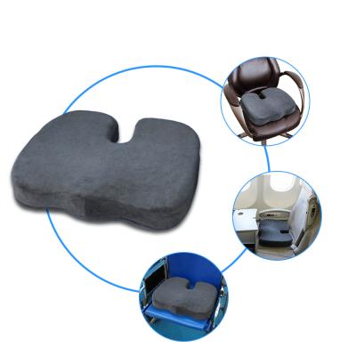 China Hotel Office Car Chair Cushion Tailbone Memory Foam Cushion Tailbone Wedge Fancy Home Cushion for sale