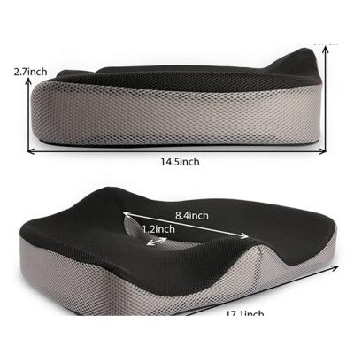 China Therapy Ready To Board Washable Anti-Slip Coccyx Seat Memory Foam Orthopedic Cushion Washable Factory Wholesale for sale