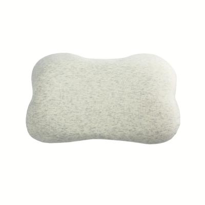 China Anti-Apnea Round Shape Baby Pillow Memory Foam Pillow Organic Newborn Baby Head Flat Pillow Anti Rolling Pillow for sale