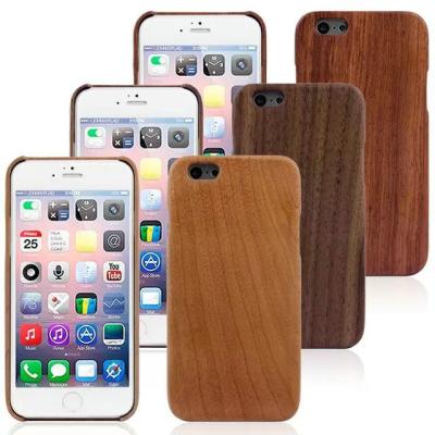 China El teléfono celular de madera de bambú natural real encajona las cubiertas para el iPhone 6 en venta