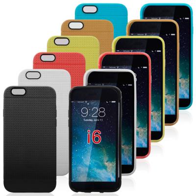 China Honeycomb Hybrid Cover Hard Gel Plastic Mobile Phone Cases for Apple iPhone 6 for sale