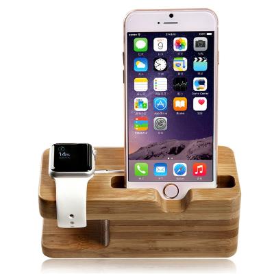 China Eco-friendly Accessories for Mobile Phones Wooden Charing Stand Holder for sale