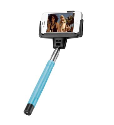 中国 D09 ミラーの青が付いている拡張可能な無線携帯電話の Monopod の自画像の棒 販売のため