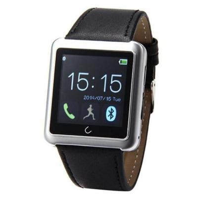 China U10 Wifi Smart Watch Phone Leather Watch Strap For IOS Android for sale