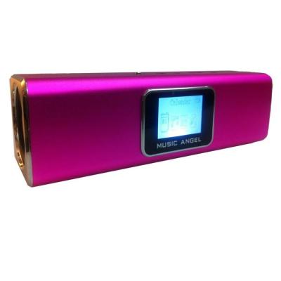 China Music Angel Portable Speaker TF LCD Screen , Audio Portable Speaker for sale