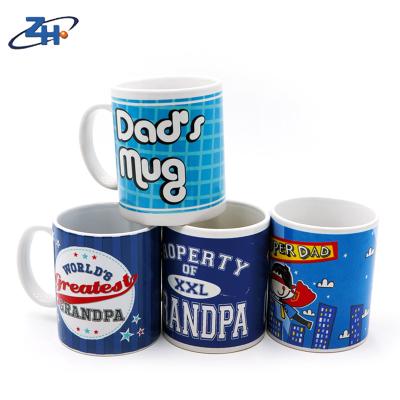 China Viable Popular General Practical Ceramic Coffee Tea Cups Mugs For Father's Day for sale