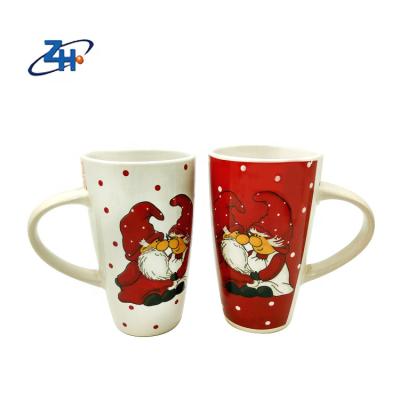 China Hot Selling Eco - Friendly Promotional Coffee Sustainable Christmas Ceramic Mugs for sale