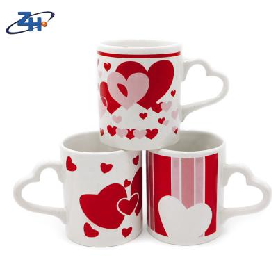 China Best Selling Viable Economical Premium Quality Ceramic Coffee Mugs for Valentine's Day for sale