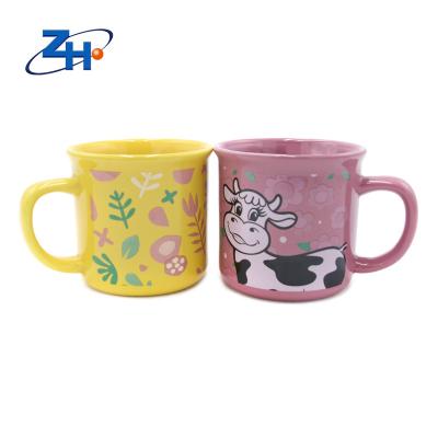 China New viable hot sale high quality printed ceramic mug of various small calf for sale for sale