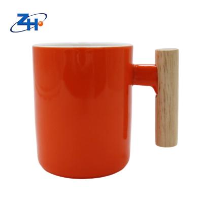 China Viable Promotional New Products Hot Selling New Gloss Red Colorful Mug For Beverage for sale