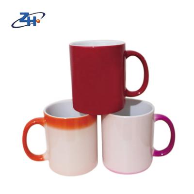 China Hot Selling Interesting Practical Viable Color Changing Magic Coffee Mugs for sale