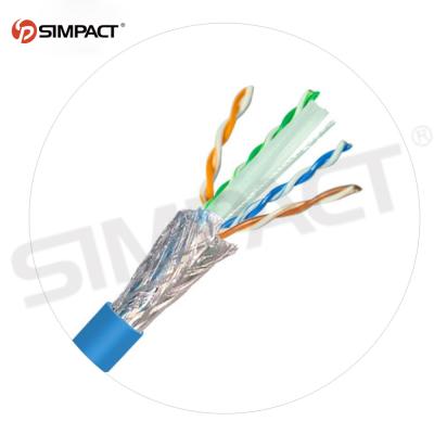 China Telecom Communication Factory Low Price SFTP CAT6 Cable 305m 1000ft Wholesale Ethernet 500MHz Lan Network for sale