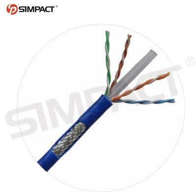 China Telecom Communication Simpact Factory Price 305m SFTP Cat6 UTP FTP SFTP Ethernet Network Cable LAN Patch for sale