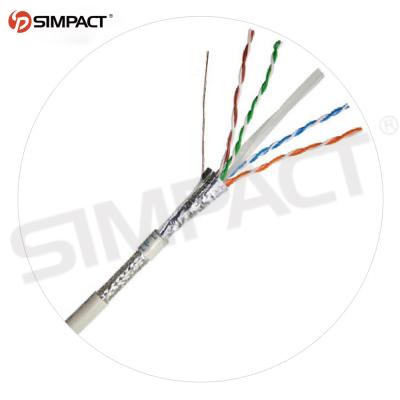 China Telecom Communication Quality Flat Ethernet Cable Cat 7 SFTP Best Since Pass Channel Fluck Test Cat7 Network Cable for sale