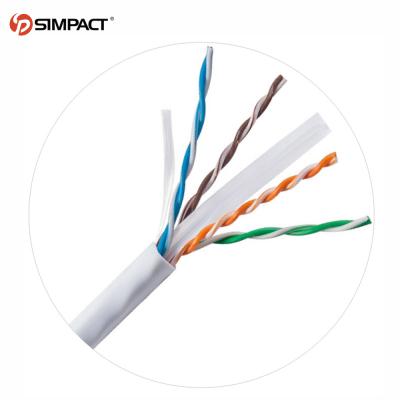 China Telecom Communication Twisted Pair Ethernet 305 Meter 0.53mm UTP Cat6 Lan Network Cable 4 Pair Price for sale