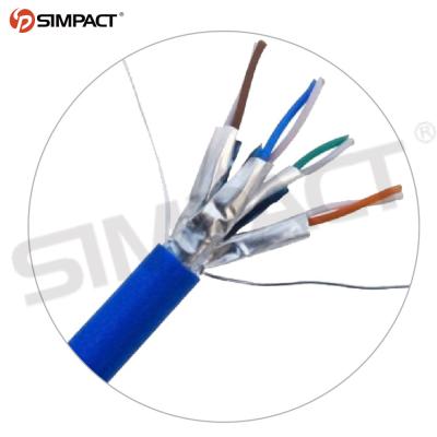 China Ftp Cat6a Lan Cable Computer Indoor Network Optical Telecom Communication Factory Price 1000ft 305M SFTP for sale