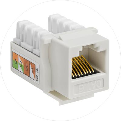 China Simpact CAT6A STP RJ45 Toolless Network Keystone Jack for sale