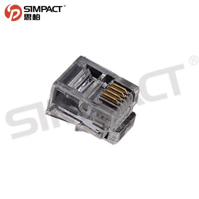 China High Quality Network Simpact Connector RJ45 Cat5e cat6 cat6a utp/FTP Network Cable Connectors for sale