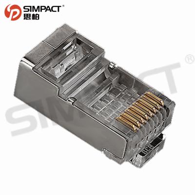 China Network Simpact Best Quality Unshielding Lan Plug Cat 6 Rj45 Network Cable Connector For Computer Room for sale