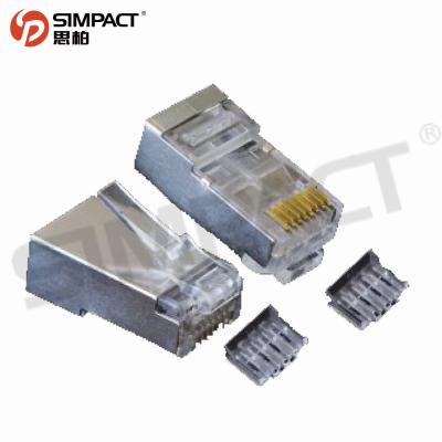 China Network simpact cat 7 cat5 cat5e cat6 cat6a cat7 ethernet wired network rj 45 rj 45 connector rj11 rj45 male jack ends with 15u for sale