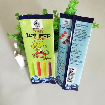 China Recycled Materials Custom Logo Popsicle Tubes Clear Transparent Ice Cream Popsicle Packaging Sleeve Sleeve for sale