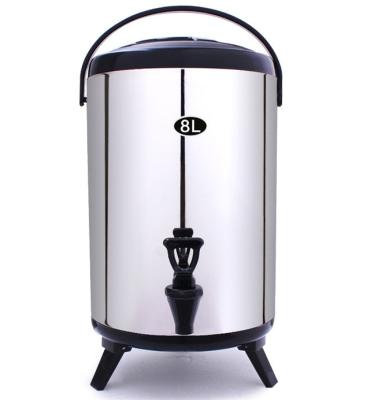 China Commercial Juice Shop Stainless Steel Milk Tea Insulation Barrel Bucket For Milk Tea Shop for sale