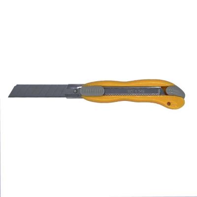 China Quick-change Multi Pocket Retractable Plastic Sliding Utility Knife For Stationery Box Cutting for sale