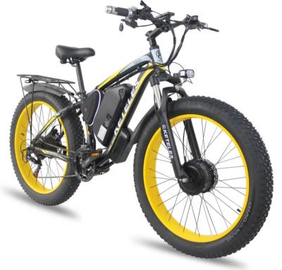 China China Factory Powerful 2x1000W Aluminum Alloy Front And Rear 26x4.0 Motor E-Bike 26AH Lithium Battery Inch Electric Bike For Adults for sale