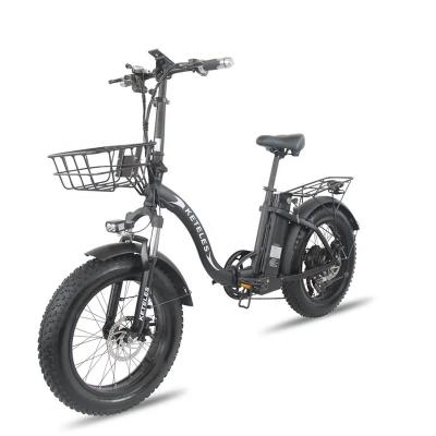 China Low Price 48V 1000W 18Ah Aluminum Alloy China Factory Reliable Electric Folding Bike EU Dropshiping Full Suspension E-Bike Hot Sale for sale