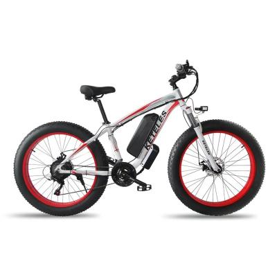 China Electric Bicycle 26 Inch Aluminum Alloy Fat Tire Bicycle High Quality High Power 48V 18Ah 1000W Electric Motor for sale