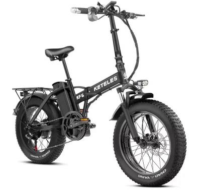 China New Design Aluminum Alloy Fat Tire Folding E-Bike 1000W Fast Speed ​​20 Inch Folding Electric Bike For Adult for sale