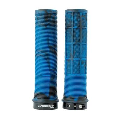 China Factory Wholesale Custom Color Durable MTB Grips Lock On Bicycle Handlebar Grips Soft Rubber Grips Bike Accessories for sale