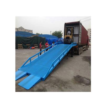 China Other Ramp Warehouse Loading Yard Ramp With Support Legs Cargo Van Loader for sale