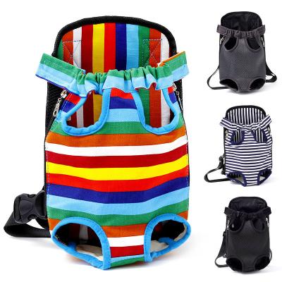 China Amazon Hot Selling Viable Customize Logo Dog Cat Travel Portable Pet Carry Bag Front Pet Backpack Breathable Outdoor Carrier for sale