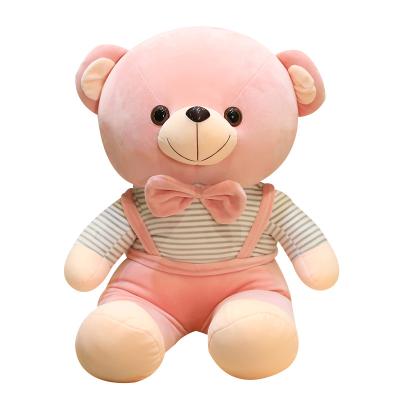 China Plush Latest Cute Plush Toys Wear Pants Bear Makers Head Soft Plush Toys for sale