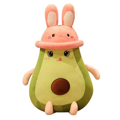 China Cute Plush Cartoon Avocado Doll Soft Plush Toy Girl Pillow Gift for sale