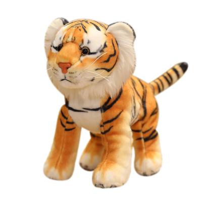 China Plush Simulated Tiger Plush Toy Animal Home Decoration Doll Gift for sale