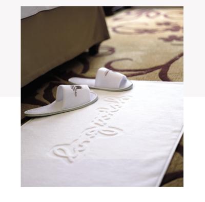 China Wholesale Hypoallergenic Thick Cotton Jacquard White 100% Bath Mat Ground Towel for sale