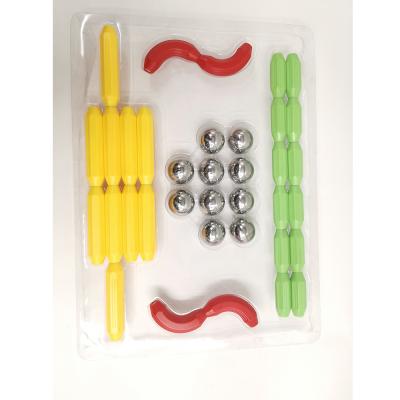 China Construction Toy 36pcs Magnetic Stick Bar And Ball Rod And Ball Magnetic Toys for sale