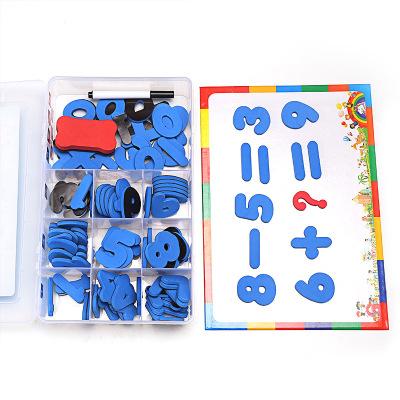 China Red Blue EVA Magnetic Alphabet Letter for Kids Education Fridge Magnet for sale