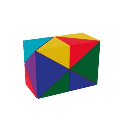 China Toy Educational Children's Magnetic ABS Plastic Cube Building Block Building Block Magnet Toys for sale