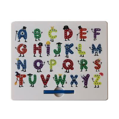 China Magnetic Children's Educational Toys Children Letter Number Preschool Educational Enrollment Board Magnetic Drawing Board for sale