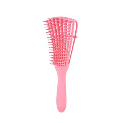 China Waterproof Detangling Hair Brush Hair Detangler Brush and Wide Tooth Comb Set for Long Straight Thick Dry Wet Curly Natural Black Hair for sale