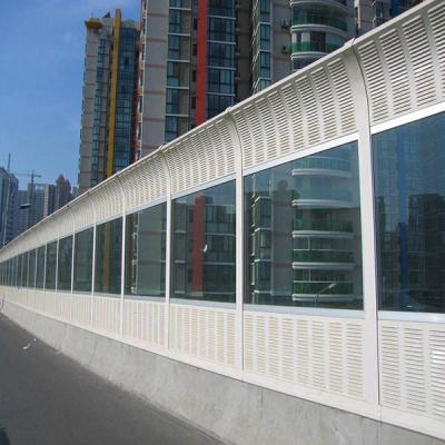 China Fiberglass Light Fireproof Sound Barrier Highway Easy Installation High Pressure Resistance for sale