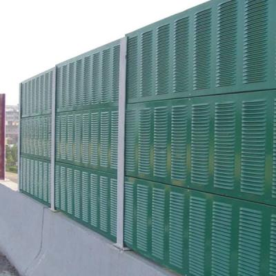 China 80mm 100mm 120mm Railway Noise Barrier Customized Noise Reduction Barrier Wall for sale